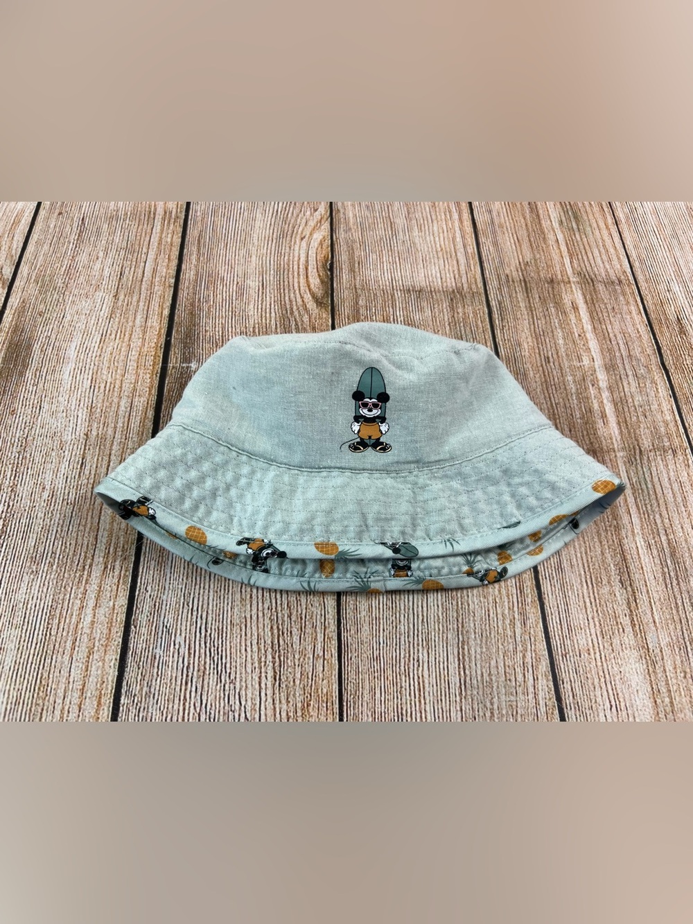 Disney Junior Kids Youth Mickey Mouse Summer Bucket Sun Hat Reversible